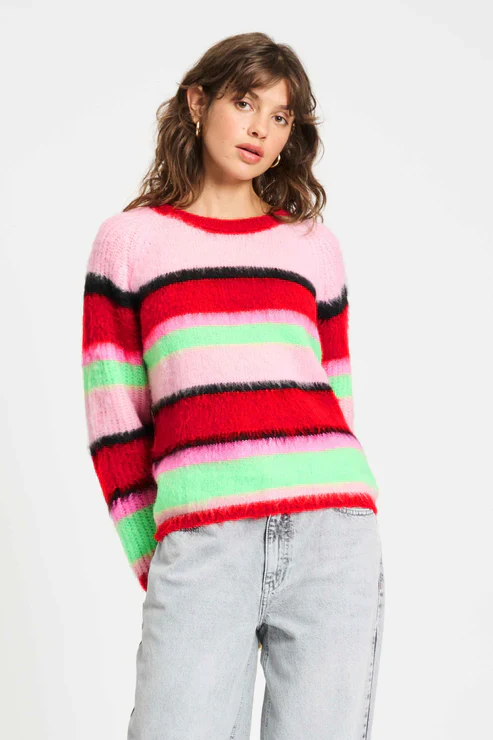 Pom Amsterdam - Brushed Striped Sweater - Image 5