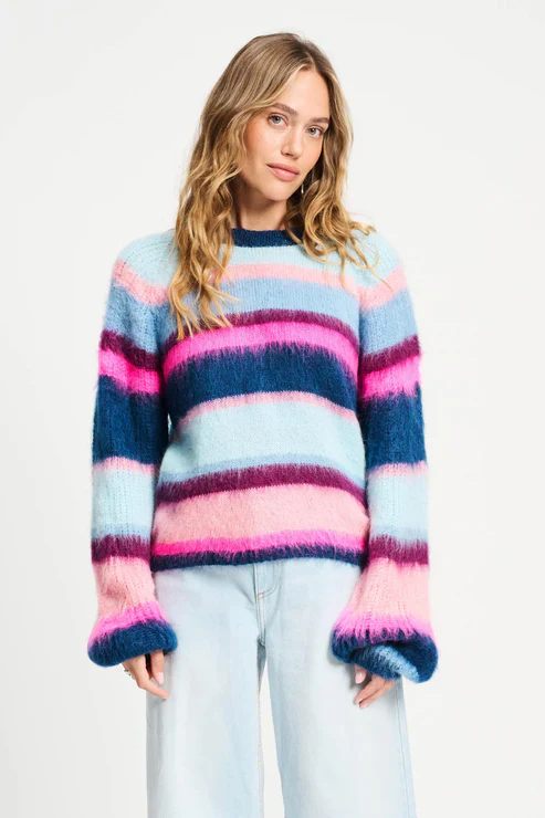 Pom Amsterdam - Brushed Striped Sweater - Image 7