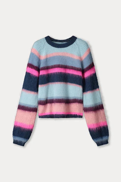 Pom Amsterdam - Brushed Striped Sweater - Image 8