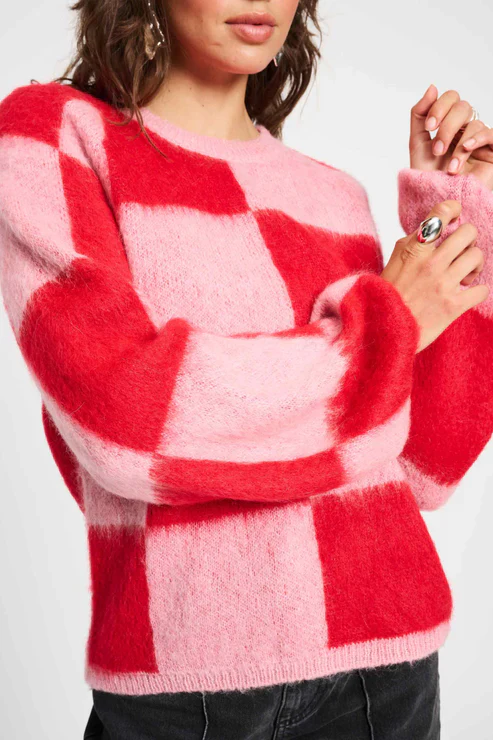 Pom Amsterdam - Checked Sweater - Image 2