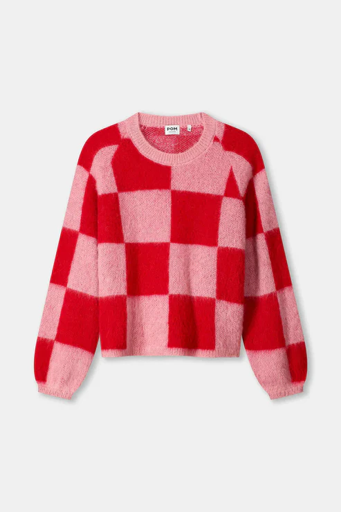 Pom Amsterdam - Checked Sweater - Image 4