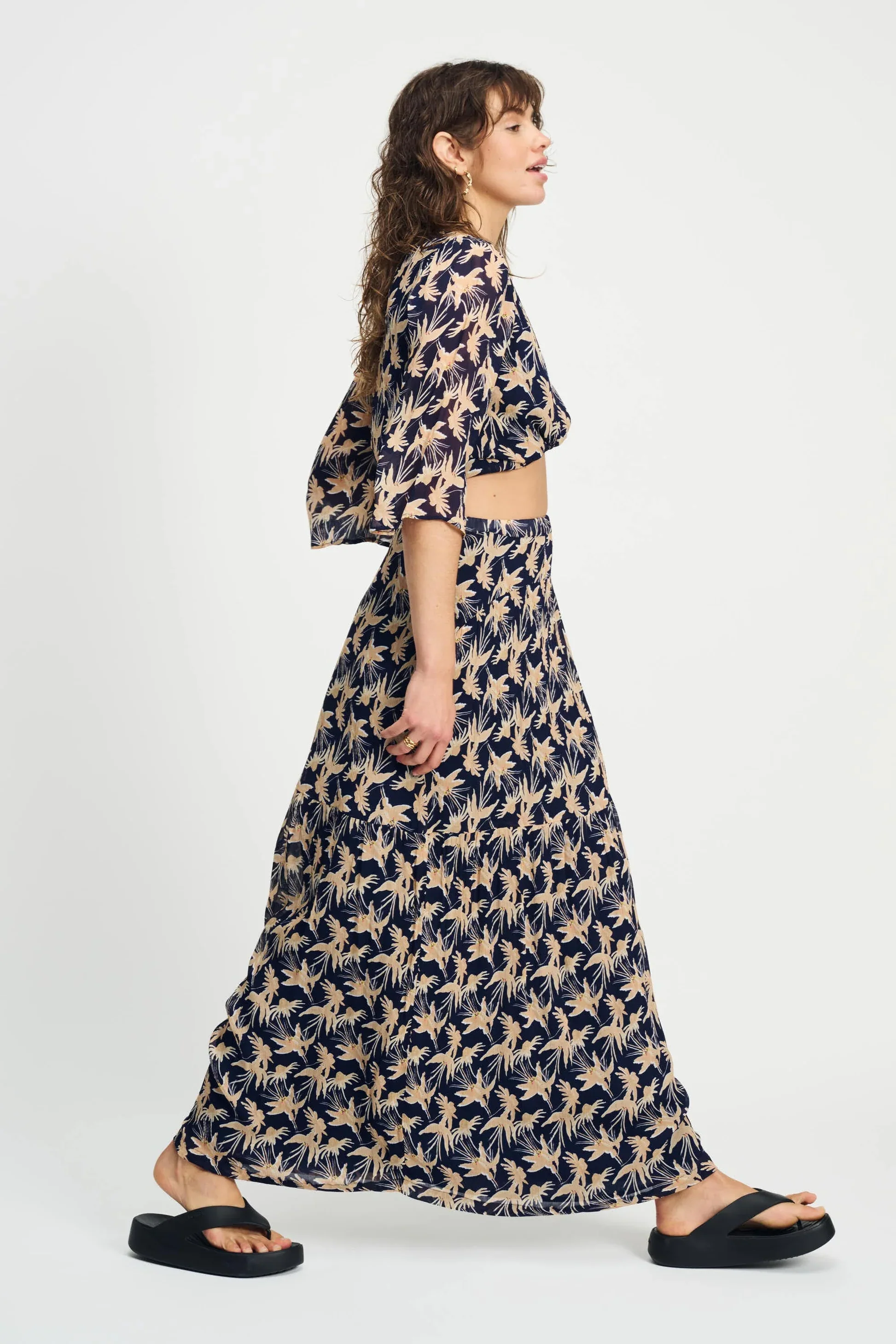 Pom Amsterdam - Floral Print Skirt - Image 4