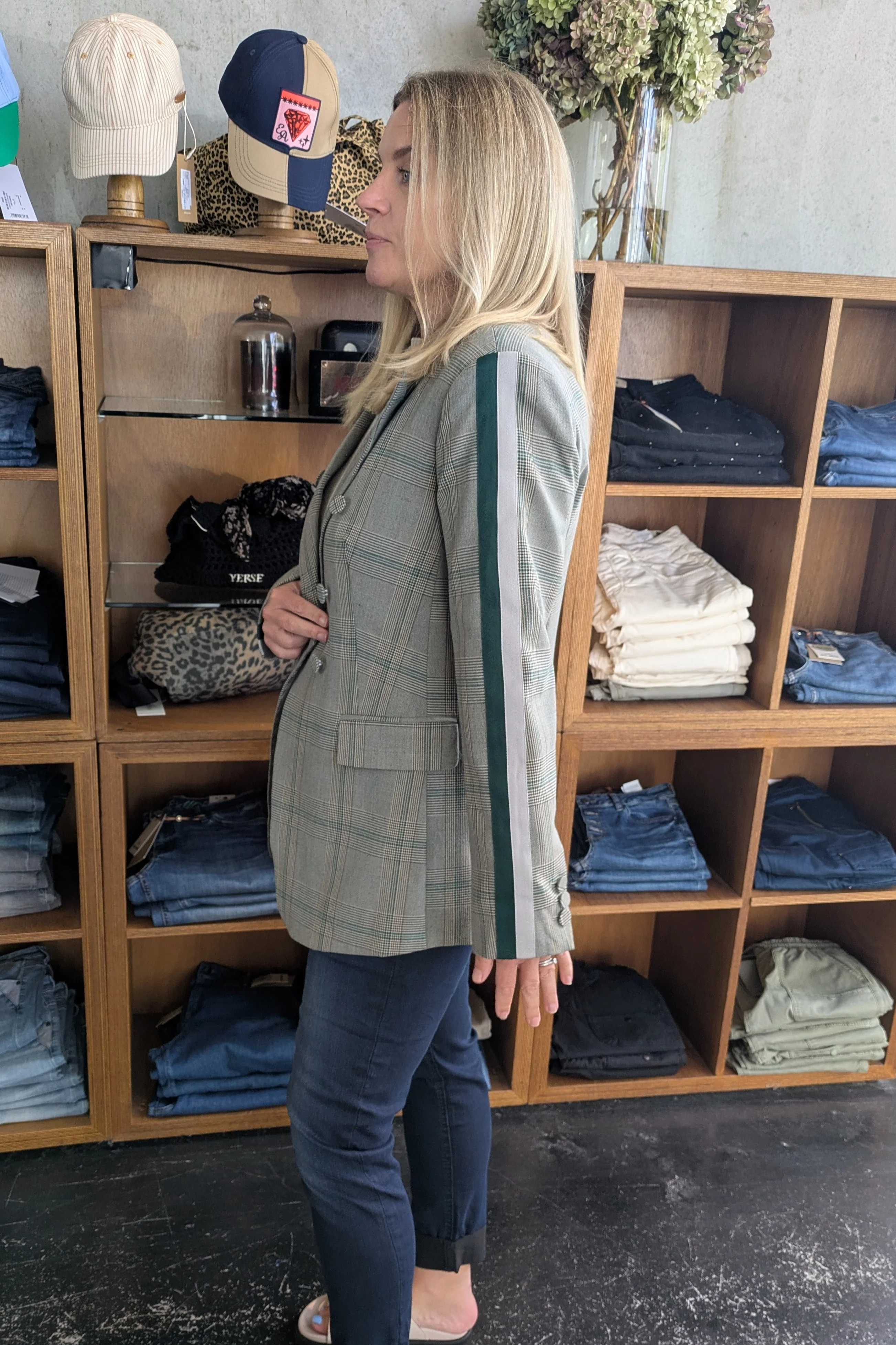 Sophie Moran - Checked Blazer - Image 4