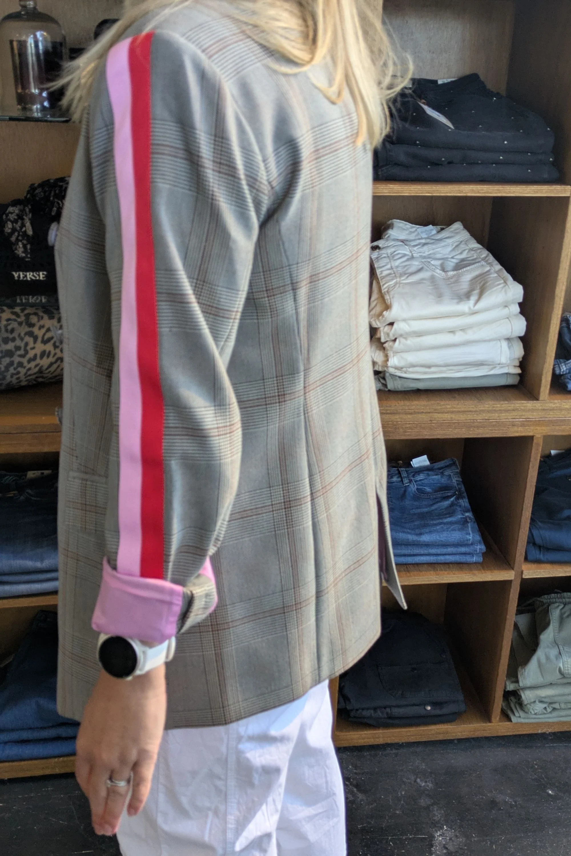 Sophie Moran - Checked Blazer - Image 5