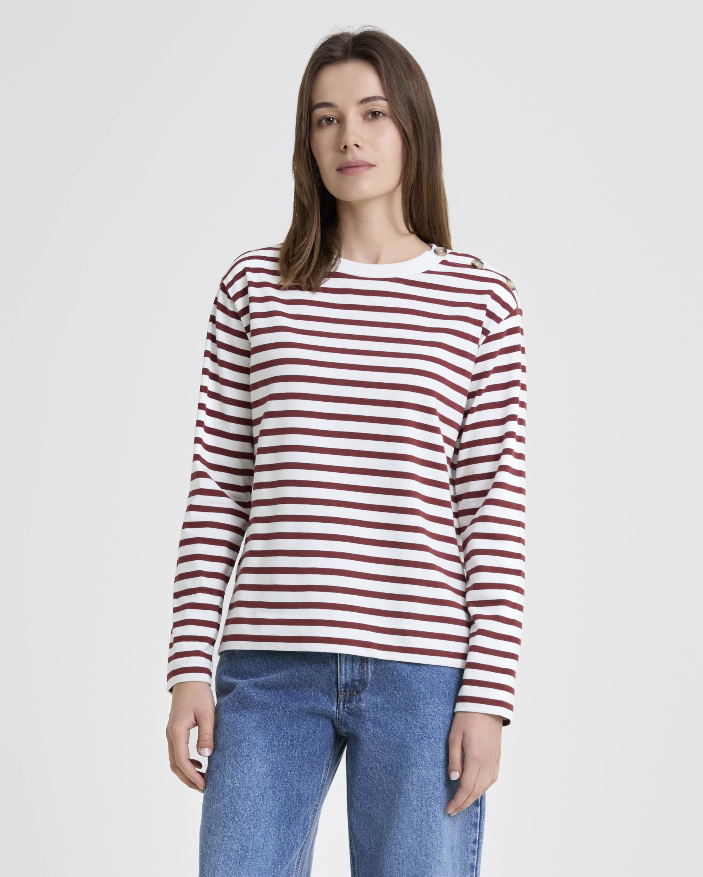 Yerse - Paloma T-shirt with Buttons - Image 2