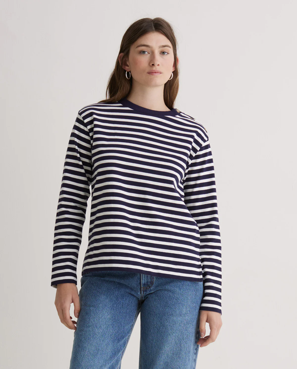 Yerse - Paloma T-shirt with Buttons - Image 4