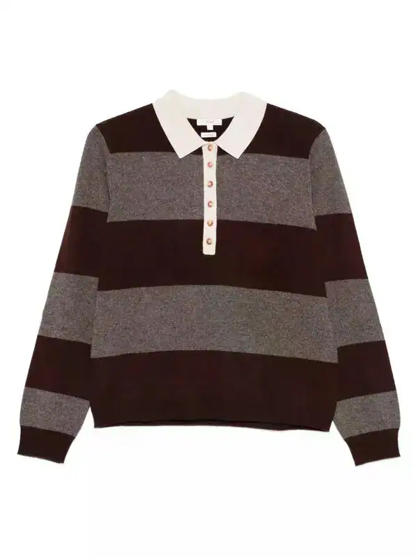 Yerse - Polo Neck Striped Jumper - Image 4