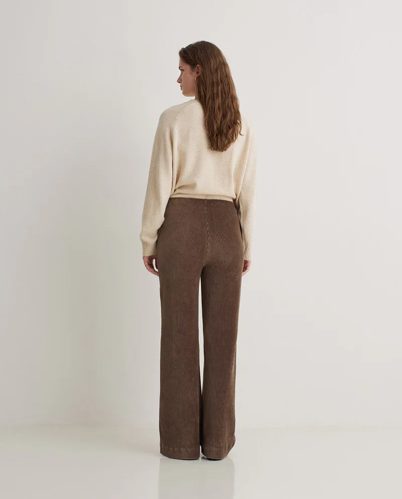Yerse - Wide Cotton-Blend Corduroy Pants - Image 3
