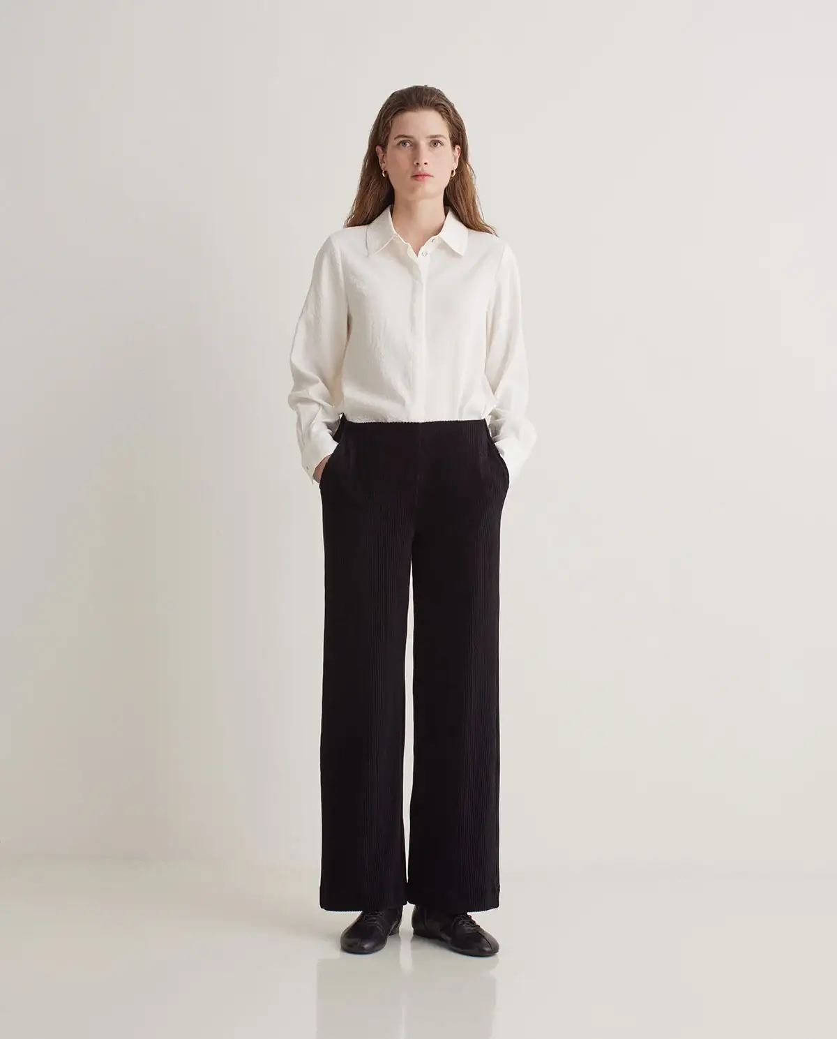Yerse - Wide Cotton-Blend Corduroy Pants - Image 5