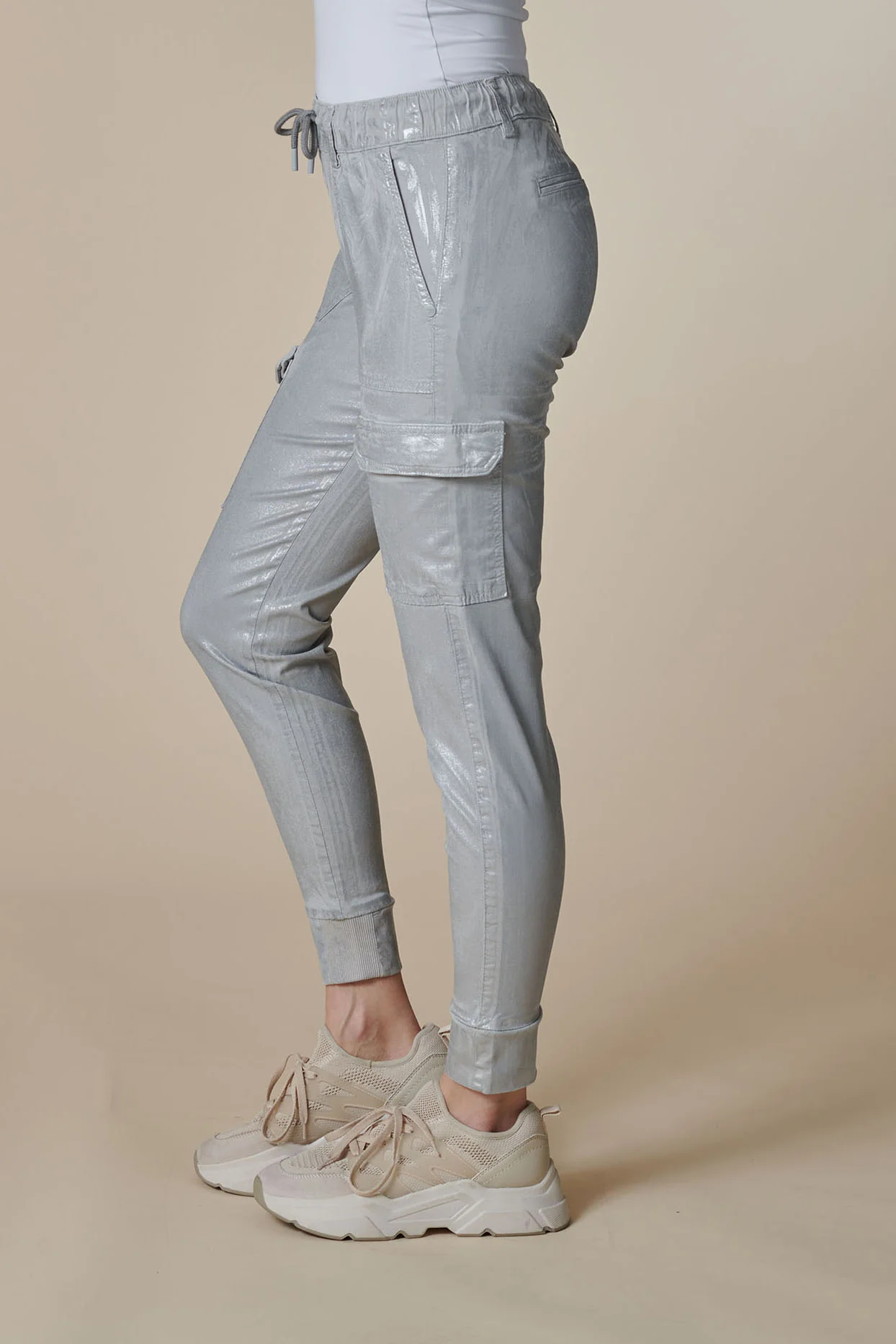 Zhrill - Daisey Cargo Shine Pants - Image 3