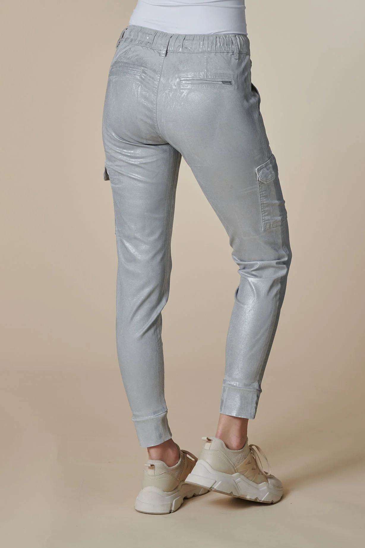Zhrill - Daisey Cargo Shine Pants - Image 4
